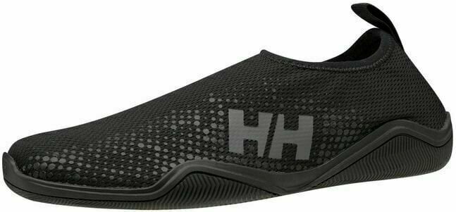 Obuv na loď Helly Hansen Women's Crest Watermoc Black/Charcoal 40,5