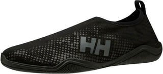 Mens Sailing Shoes Helly Hansen Men's Crest Watermoc Black/Charcoal