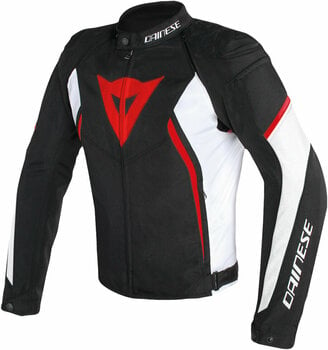 Giacca in tessuto Dainese Avro D2 Black/White/Red 50 Giacca in tessuto - 1
