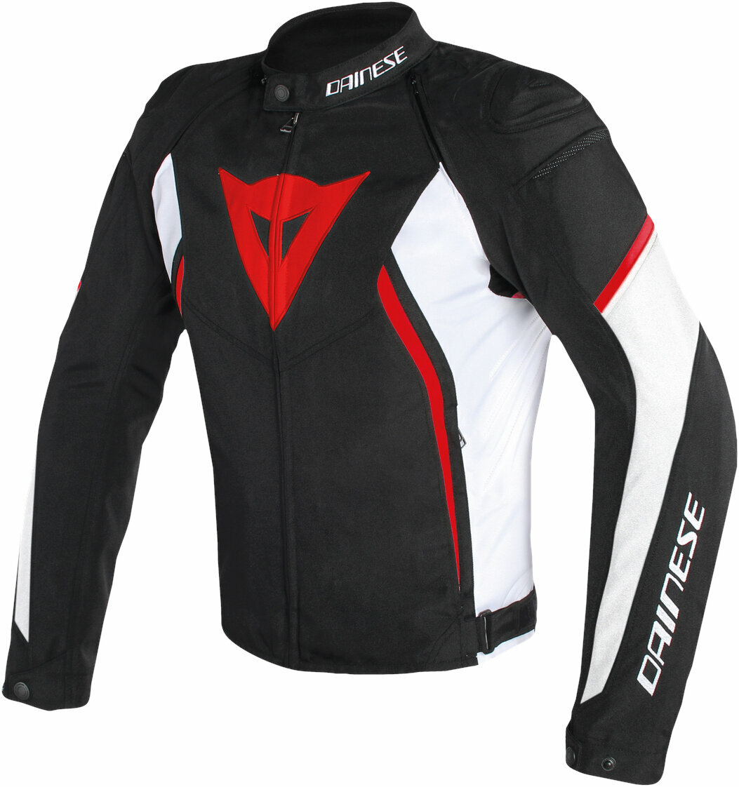 Giacca in tessuto Dainese Avro D2 Black/White/Red 56 Giacca in tessuto