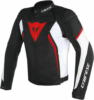 Giacca in tessuto Dainese Avro D2 Black/White/Red 56 Giacca in tessuto - 1