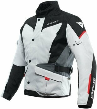 Textile Jacket Dainese Tempest 3 D-Dry Glacier Gray/Black/Lava Red 48 Textile Jacket - 1