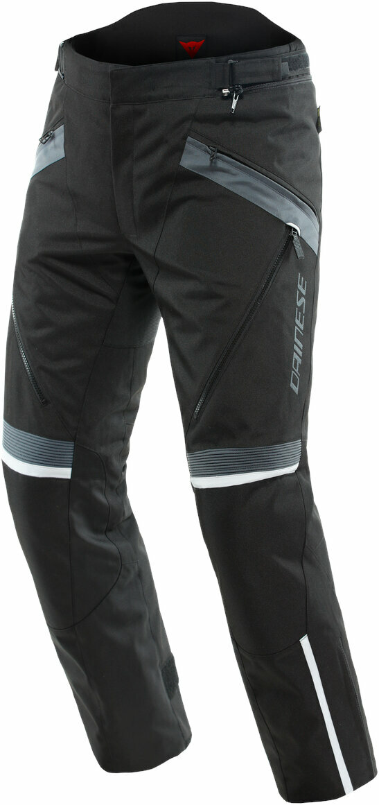 Pantalones de textil Dainese Tempest 3 D-Dry Black/Black/Ebony 48 Regular Pantalones de textil