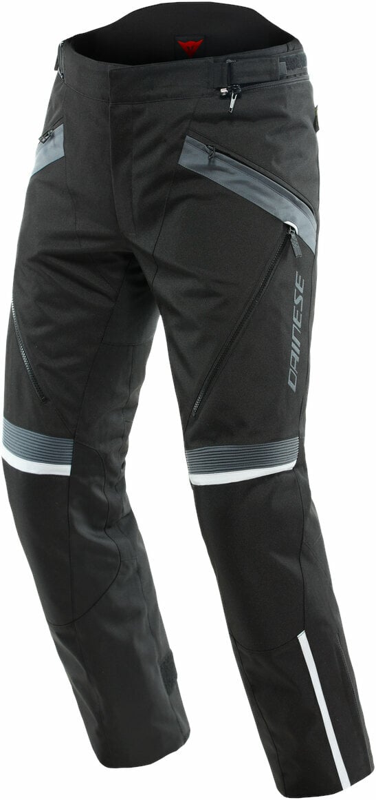 Pantalons en textile Dainese Tempest 3 D-Dry Black/Black/Ebony 50 Regular Pantalons en textile