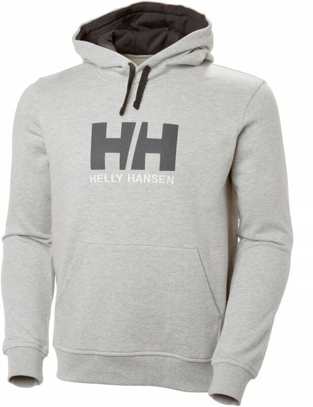 Kapuzenpullover Helly Hansen Men's HH Logo Kapuzenpullover Grey Melange 2XL