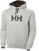 Luvtröja Helly Hansen Men's HH Logo Luvtröja Grey Melange 2XL