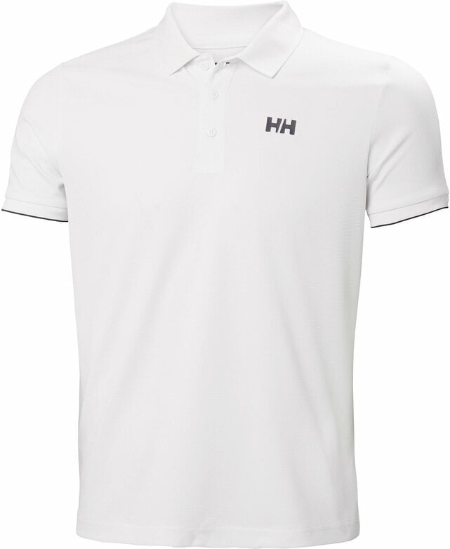 T-Shirt Helly Hansen Men's Ocean Quick-Dry Polo T-Shirt White/Grey L