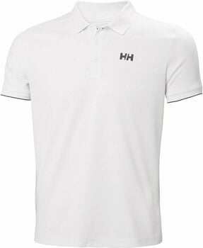 Camisa Helly Hansen Men's Ocean Quick-Dry Polo Camisa White/Grey L - 1