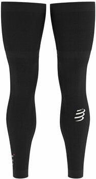 Running leg warmers Compressport Full Legs Black T1 Running leg warmers - 1