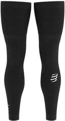 Běžecké návleky na nohy Compressport Full Legs Black
