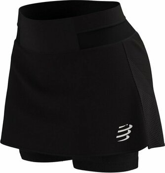 Laufshorts
 Compressport Performance Skirt W Black L Laufshorts - 1