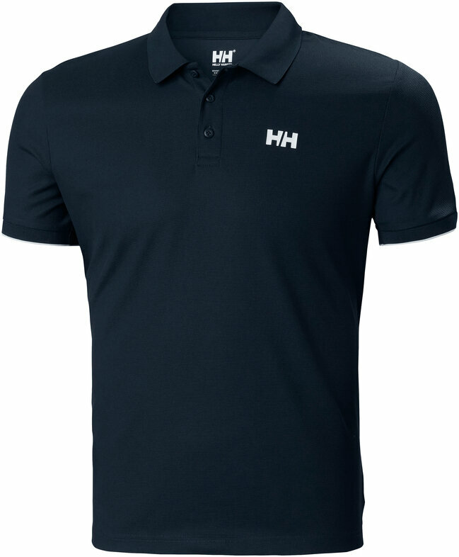 Hemd Helly Hansen Men's Ocean Quick-Dry Polo Hemd Navy/White 2XL