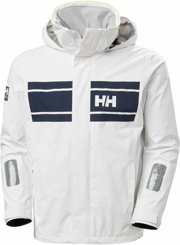 Водни спортове > Яхтинг дрехи Helly Hansen Men’s Saltholm Sailing Jacket Яке White 2XL