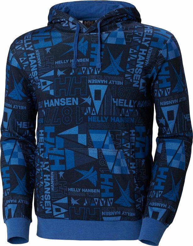 Sweatshirt à capuche Helly Hansen Men's Newport Sweatshirt à capuche Ocean Burgee Aop S