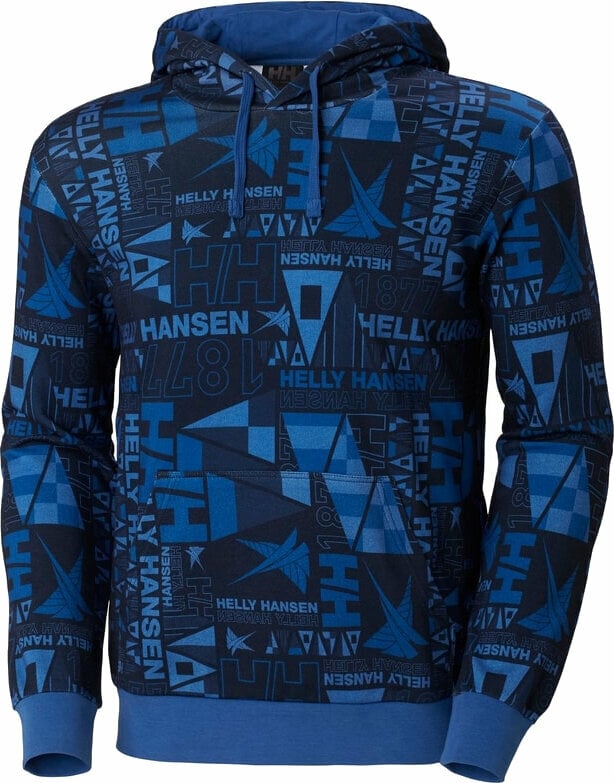 Sweatshirt à capuche Helly Hansen Men's Newport Sweatshirt à capuche Ocean Burgee Aop XL