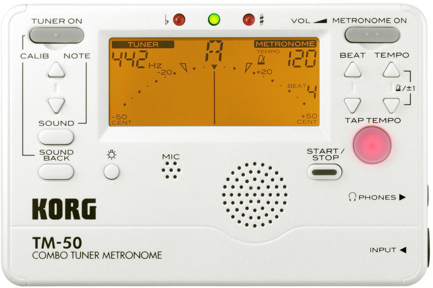 Sintonizador multifuncional Korg TM50-PW