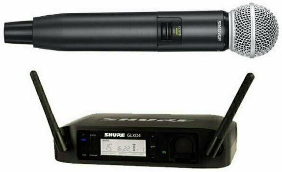 Wireless Handheld Microphone Set Shure GLXD24E/SM58 Z2: 2404-2478 MHz - 1