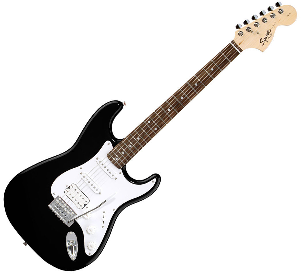 Elektromos gitár Fender Squier Affinity Stratocaster HSS RW Black