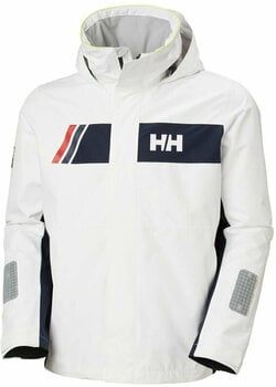 Jacket Helly Hansen Men's Newport Inshore Jacket White L - 1