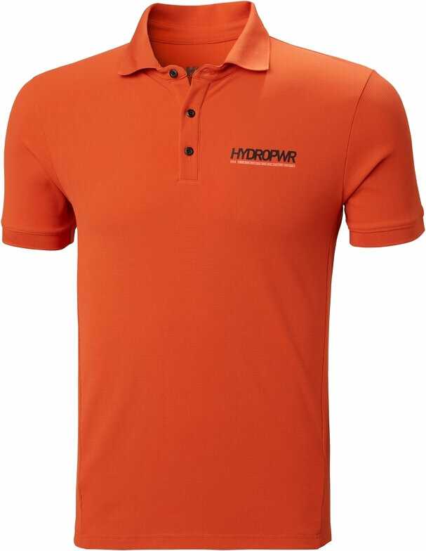 T-Shirt Helly Hansen Men's HP Race Polo T-Shirt Patrol Orange S