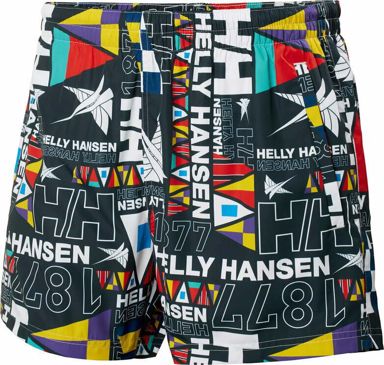 Trajes de baño para hombres Helly Hansen Men's Newport Trunk Navy Burgee Aop L Trajes de baño para hombres