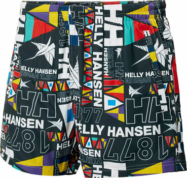 Férfi fürdőruházat Helly Hansen Men's Newport Trunk Navy Burgee Aop L Férfi fürdőruházat - 1