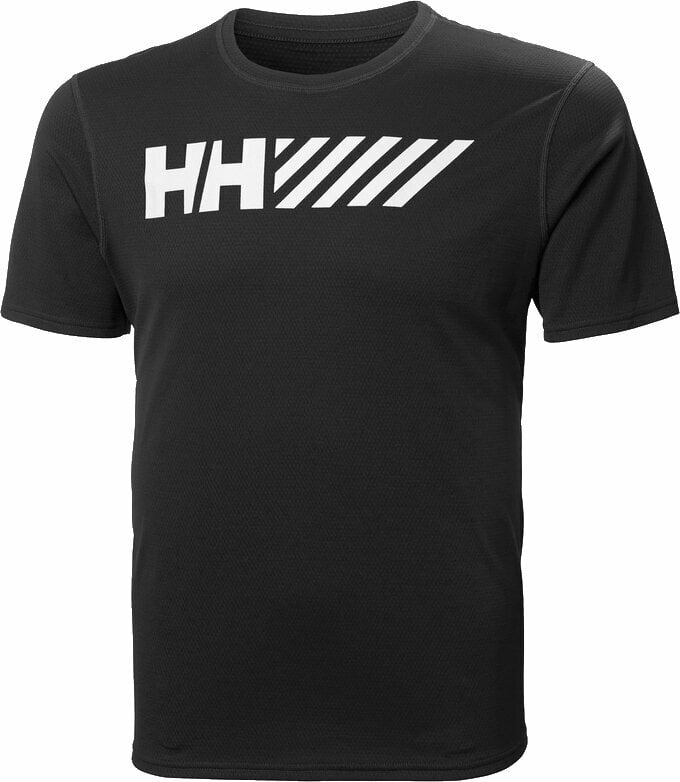 Skjorte Helly Hansen Men's Lifa Tech Graphic Skjorte Black 2XL