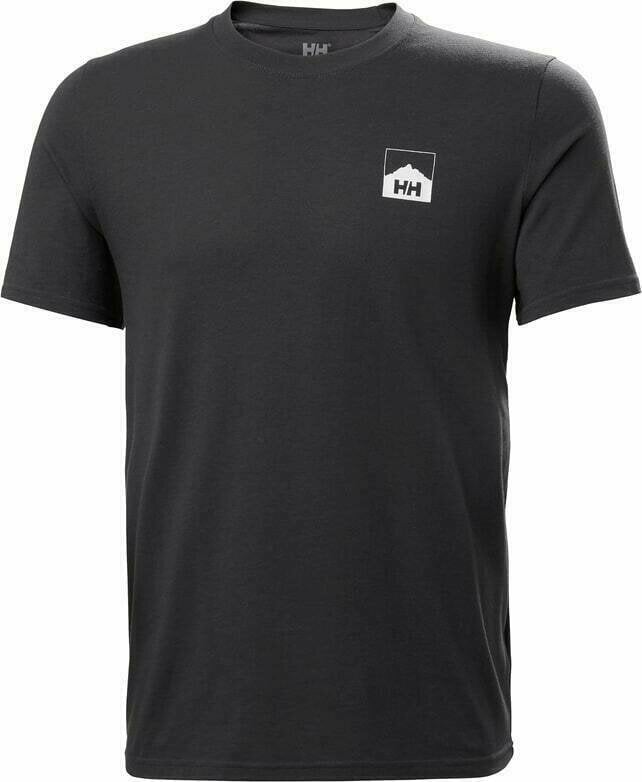 Póló Helly Hansen Men's Nord Graphic HH T-Shirt Ebony S Póló