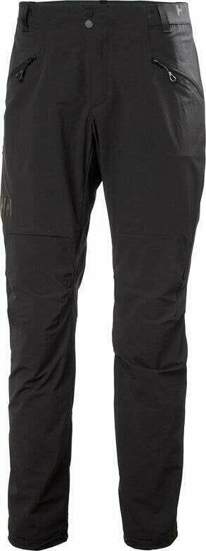 Calças de exterior Helly Hansen Men's Rask Light Softshell Pants Black 2XL Calças de exterior