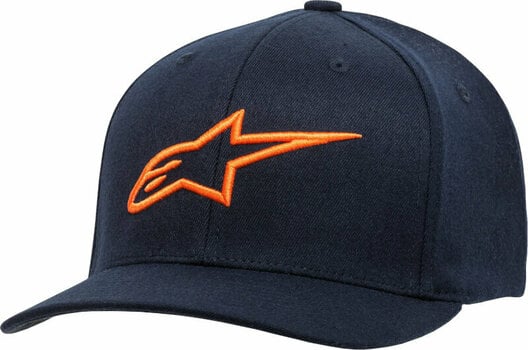 Cap Alpinestars Ageless Curve Hat Navy/Orange L/XL Cap - 1