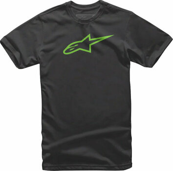 T-Shirt Alpinestars Ageless Classic Tee Black/Green L T-Shirt - 1