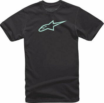 T-Shirt Alpinestars Ageless Classic Tee Black/Mint XL T-Shirt - 1