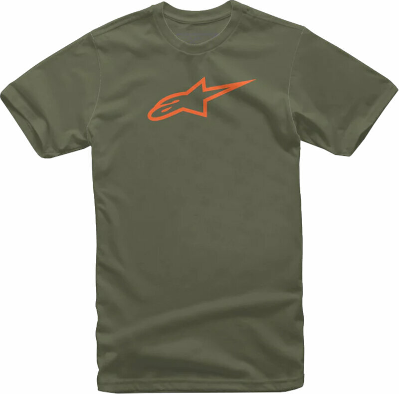 Tee Shirt Alpinestars Ageless Classic Tee Military Orange M Tee Shirt