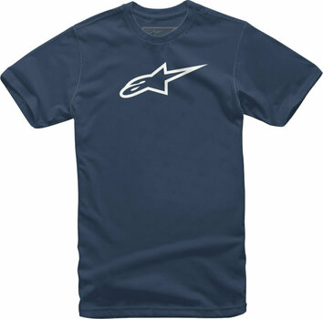 T-Shirt Alpinestars Ageless Classic Tee Navy/White M T-Shirt - 1
