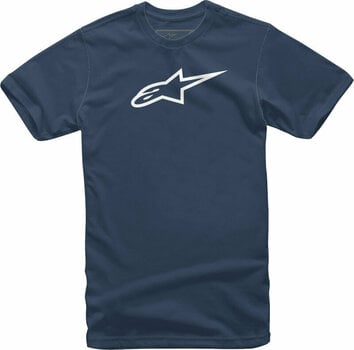 T-Shirt Alpinestars Ageless Classic Tee Navy/White L T-Shirt - 1