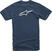 Tee Shirt Alpinestars Ageless Classic Tee Navy/White XL Tee Shirt