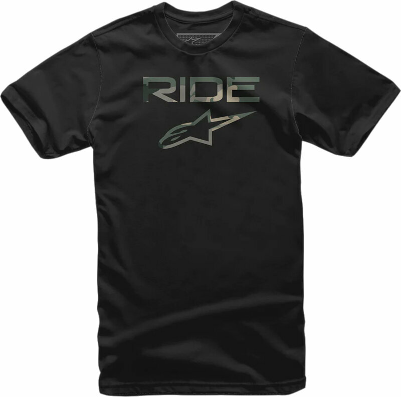 Tee Shirt Alpinestars Ride 2.0 Camo Black S Tee Shirt