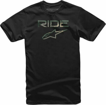 Tee Shirt Alpinestars Ride 2.0 Camo Black S Tee Shirt - 1