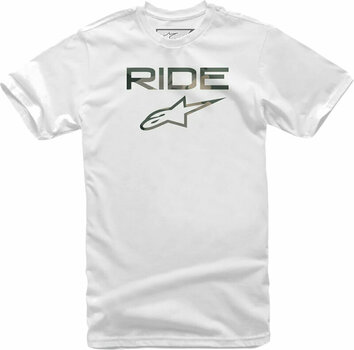 T-paita Alpinestars Ride 2.0 Camo White S T-paita - 1