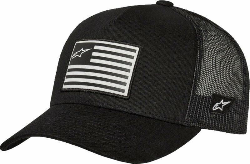 Keps Alpinestars Flag Snap Hat Black/Black UNI Keps