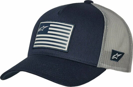 Шапка Alpinestars Flag Snap Hat Navy/Grey UNI Шапка - 1