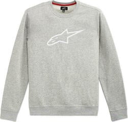 Sweatshirt Alpinestars Ageless Crew Fleece Grey Heather/White S Sweatshirt