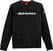 Sweatshirt Alpinestars Linear Crew Fleece Black/White L Sweatshirt