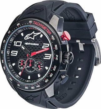 Moto darčekový predmet Alpinestars Tech Watch Chrono Black/Black Iba jedna veľkosť - 1