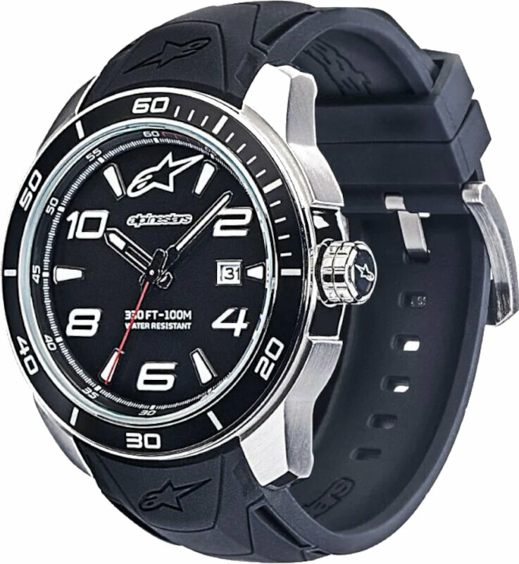 Moto darčekový predmet Alpinestars Tech Watch 3 Black/Steel Iba jedna veľkosť