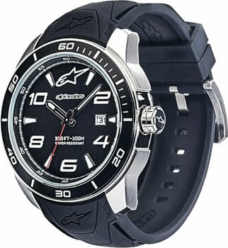 Moto darčekový predmet Alpinestars Tech Watch 3 Black/Steel Iba jedna veľkosť - 1