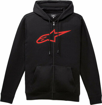 Hættetrøje Alpinestars Ageless II Fleece Black/Red L Hættetrøje - 1