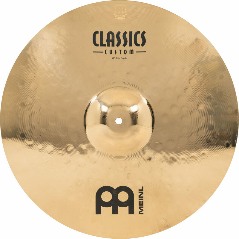 Crash Cymbal Meinl Classics Custom Brilliant Crash Cymbal 18"