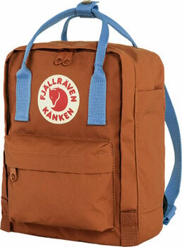 Lifestyle Backpack / Bag Fjällräven Kånken Mini Teracotta Brown/Ultramarine 7 L Backpack - 1
