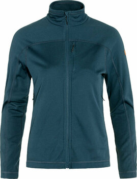 Hættetrøje til udendørs brug Fjällräven Abisko Lite Fleece Jacket W Indigo Blue M Hættetrøje til udendørs brug - 1